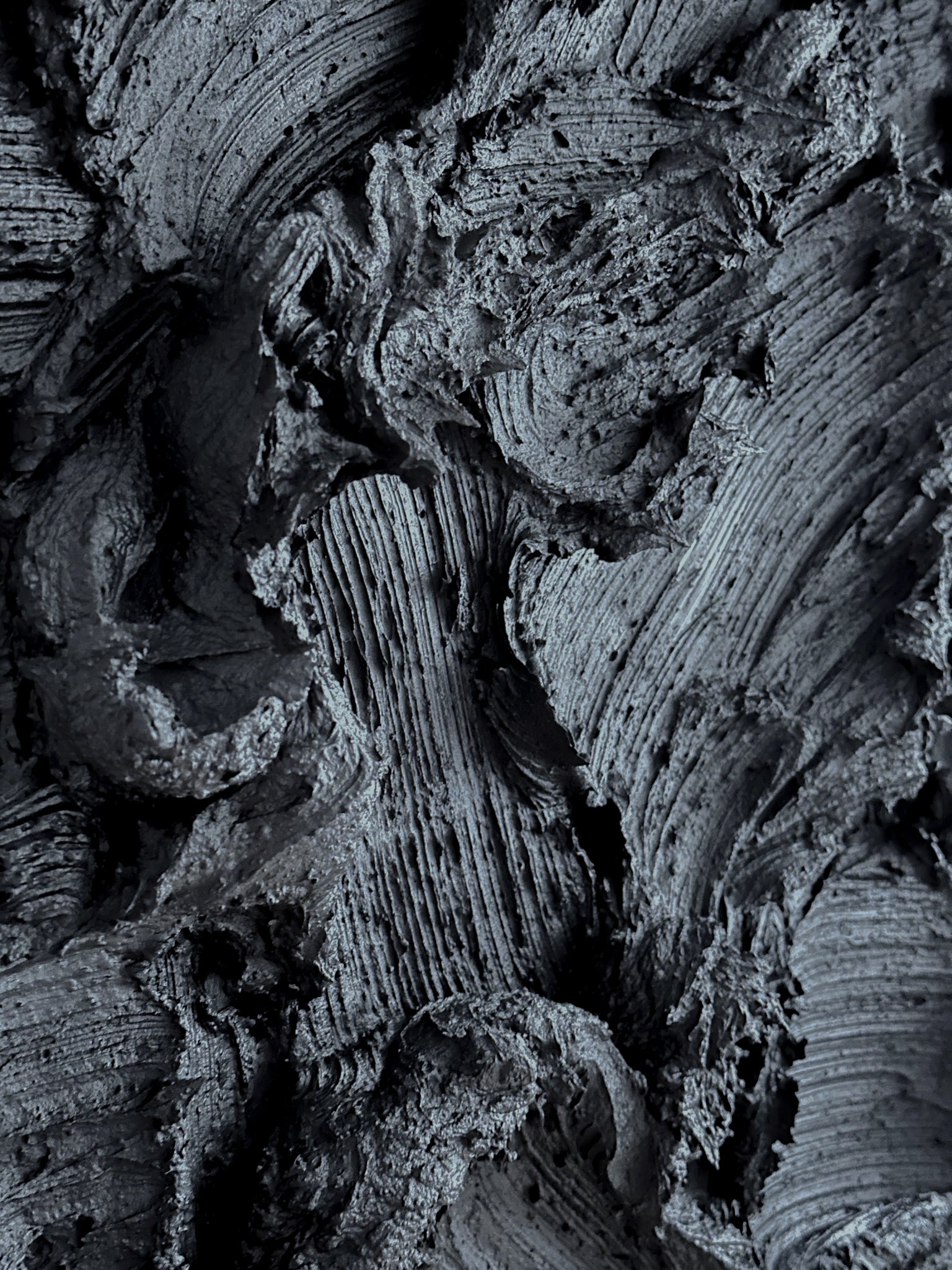 Spume Bold Deep Black - 100x70cm